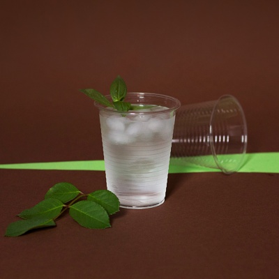 Биоразградима чаша за студени напитки 200 ml. от PLA стек 50 бр.